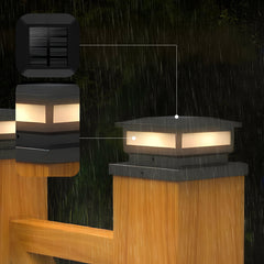 Angular Weatherproof Post Cap Light