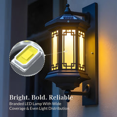 Geometric Waterproof Wall Sconce