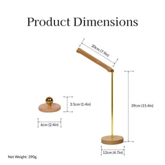 Cylinder Wireless Charging Table Lamp