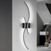 Curve Touch Dimming Battery Operated Wall Sconce