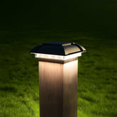 Crowned Solar Powered Post Cap Light