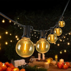 Sphere Solar Powered String Lights