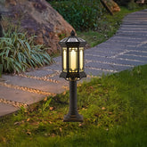 Hex Lantern Solar Powered Post Light