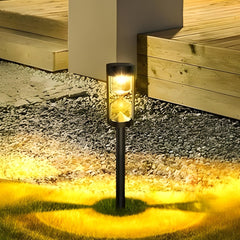 Hourglass Solar Powered Pathway Light