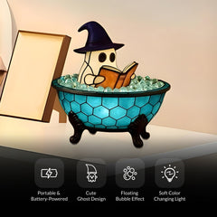 Mini Ghost Lamp with Bubbles