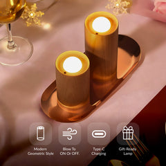 Cylinder Aromatherapy Lighting Table Lamp