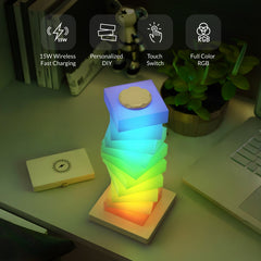 TwistStack RGB Lighting Table Lamp