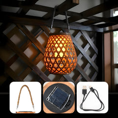 Woven Solar Charging Solar Lantern