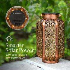 Filigree Solar Powered Solar Lantern