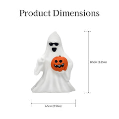 Ghost with Pumpkin Figurine