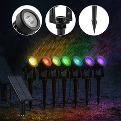 Spectrum Solar Powered Landscape Spotlight