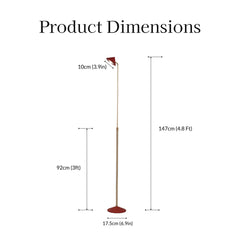 Angular Touch Control Floor Lamp