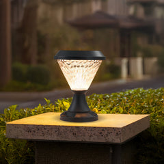 Facet Solar Powered Post Light