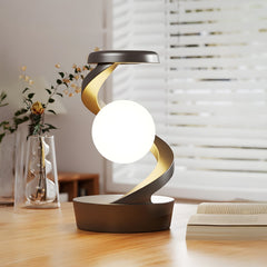 Spiral Wireless Charging Table Lamp