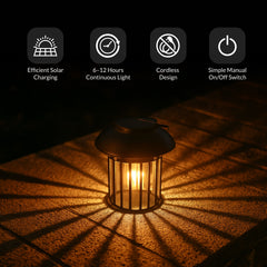 Radiant Cage Solar Powered Lantern