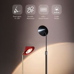 Angular Touch Control Floor Lamp