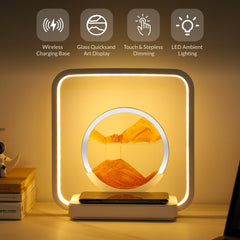 HaloFrame Wireless Charging Table Lamp