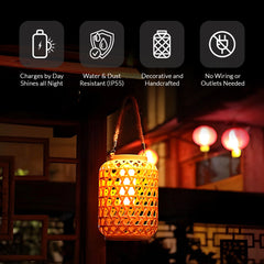 Woven Solar Powered Lantern