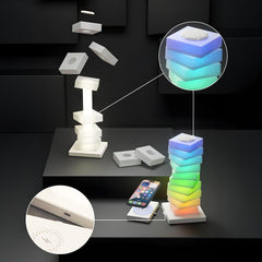 TwistStack RGB Lighting Table Lamp