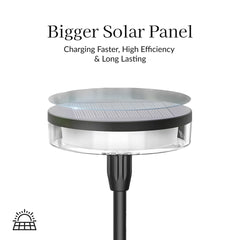 Cylinder Solar Powered Path Light
