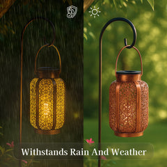 Filigree Solar Powered Solar Lantern