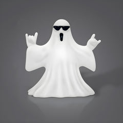 Sunglasses Ghost Figurine