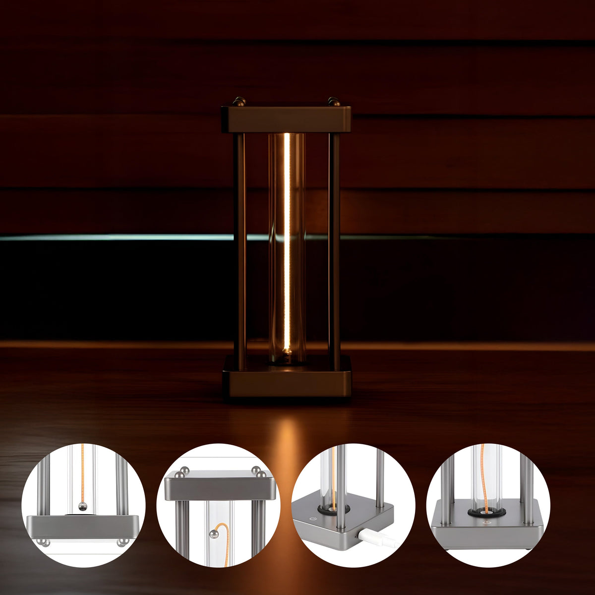 Helix Touch Control Table Lamp