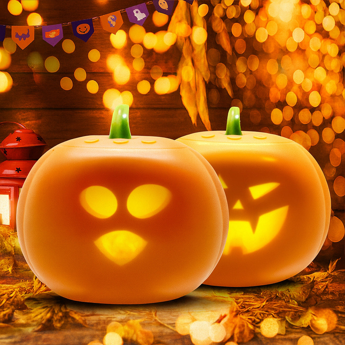 Animated LED Projection Halloween Pumpkin Lantern